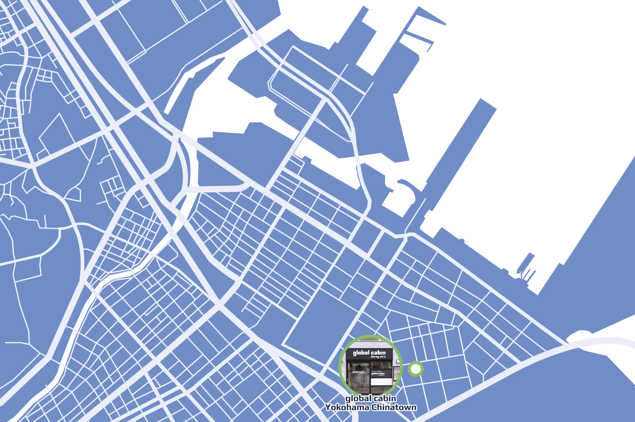 Yokohama area map